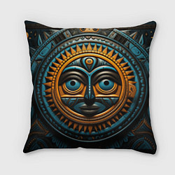 Подушка квадратная Африканское солнце, цвет: 3D-принт