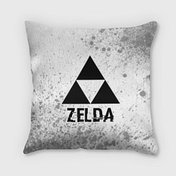 Подушка квадратная Zelda glitch на светлом фоне, цвет: 3D-принт