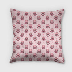 Подушка квадратная Розовая медуза