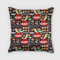 Подушка квадратная Best sushi