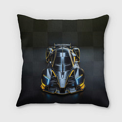 Подушка квадратная Спорткар Наскар, цвет: 3D-принт