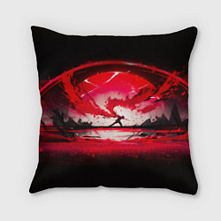 Подушка квадратная Танец в последних лучах солнца