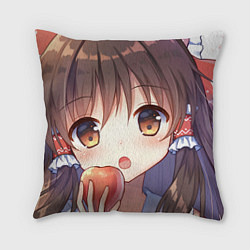 Подушка квадратная Touhou Project Рейму яблоко, цвет: 3D-принт