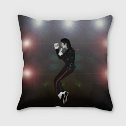 Подушка квадратная Michael Jackson в прыжке, цвет: 3D-принт