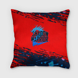 Подушка квадратная Shadow Warrior actions game, цвет: 3D-принт