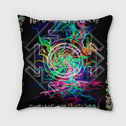 Подушка квадратная Шри янтра, цвет: 3D-принт
