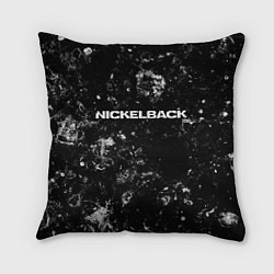 Подушка квадратная Nickelback black ice, цвет: 3D-принт