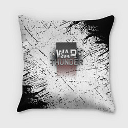 Подушка квадратная Warthunder брызги красок текстура, цвет: 3D-принт