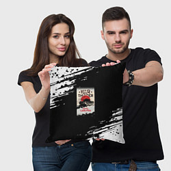 Подушка квадратная Warthunder краски, цвет: 3D-принт — фото 2