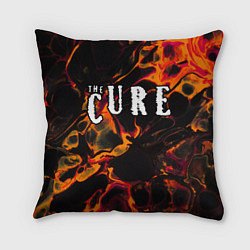 Подушка квадратная The Cure red lava, цвет: 3D-принт