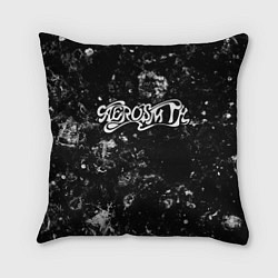 Подушка квадратная Aerosmith black ice, цвет: 3D-принт