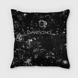 Подушка квадратная Evanescence black ice, цвет: 3D-принт