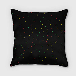 Подушка квадратная Разноцветные семена, цвет: 3D-принт