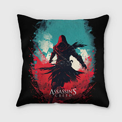 Подушка квадратная Assassins creed ясное небо, цвет: 3D-принт