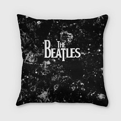 Подушка квадратная The Beatles black ice