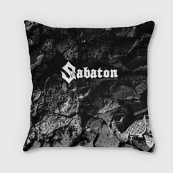 Подушка квадратная Sabaton black graphite