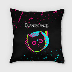 Подушка квадратная Evanescence - rock star cat, цвет: 3D-принт