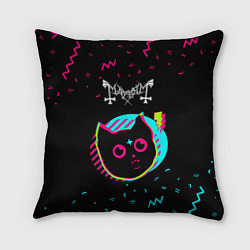 Подушка квадратная Mayhem - rock star cat, цвет: 3D-принт