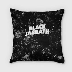 Подушка квадратная Black Sabbath black ice