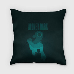 Подушка квадратная Alone in the dark - Emily, цвет: 3D-принт