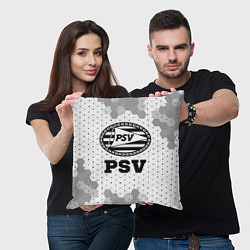 Подушка квадратная PSV sport на светлом фоне, цвет: 3D-принт — фото 2