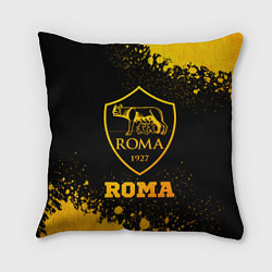 Подушка квадратная Roma - gold gradient, цвет: 3D-принт