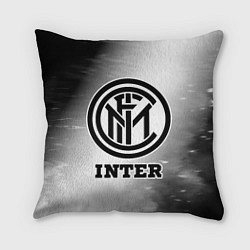 Подушка квадратная Inter sport на светлом фоне, цвет: 3D-принт