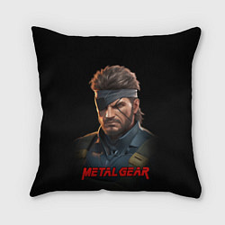 Подушка квадратная Веном Снейк из игры Metal gear, цвет: 3D-принт