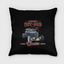 Подушка квадратная Классический хотрод на базе автомобиля 30-х годов, цвет: 3D-принт