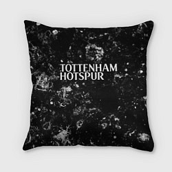 Подушка квадратная Tottenham black ice, цвет: 3D-принт