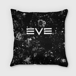 Подушка квадратная EVE black ice, цвет: 3D-принт