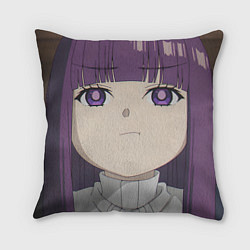 Подушка квадратная Fern: Big Cute Eyes, цвет: 3D-принт