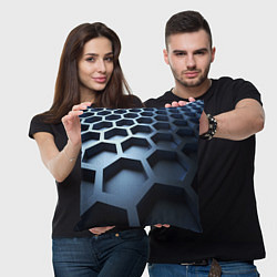 Подушка квадратная Броня нанотехнологичная, цвет: 3D-принт — фото 2