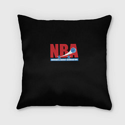Подушка квадратная NBA sport basketball, цвет: 3D-принт