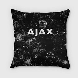 Подушка квадратная Ajax black ice, цвет: 3D-принт