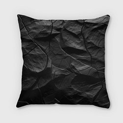 Подушка квадратная Текстура темной скалы, цвет: 3D-принт