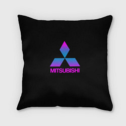 Подушка квадратная Mitsubishi gradient, цвет: 3D-принт