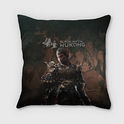 Подушка квадратная Sun Wukong Black myth wukong
