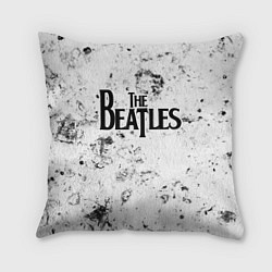 Подушка квадратная The Beatles dirty ice, цвет: 3D-принт