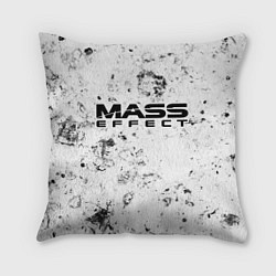 Подушка квадратная Mass Effect dirty ice, цвет: 3D-принт