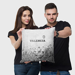 Подушка квадратная Valencia - white gradient посередине, цвет: 3D-принт — фото 2