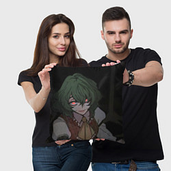 Подушка квадратная Touhou Project Юка Кадзами, цвет: 3D-принт — фото 2