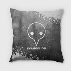 Подушка квадратная Evangelion - grey gradient, цвет: 3D-принт