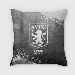 Подушка квадратная Aston Villa - grey gradient, цвет: 3D-принт