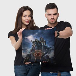 Подушка квадратная Люмериус Path of exile 2, цвет: 3D-принт — фото 2