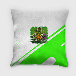 Подушка квадратная Plants vs Zombies geometry, цвет: 3D-принт