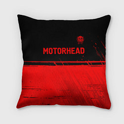 Подушка квадратная Motorhead - red gradient посередине, цвет: 3D-принт