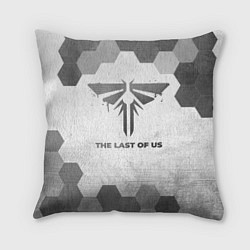 Подушка квадратная The Last Of Us - white gradient, цвет: 3D-принт