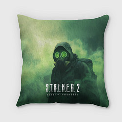 Подушка квадратная Stalker 2 сердце Чернобыля, цвет: 3D-принт