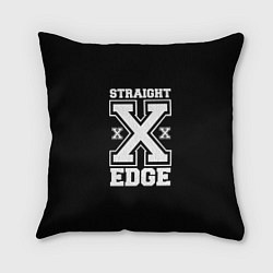 Подушка квадратная Straight edge SXE, цвет: 3D-принт